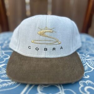 Vintage King Cobra Golf Hat with Brass Clasp